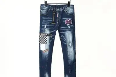 Dsquared2 Jeans Blue White