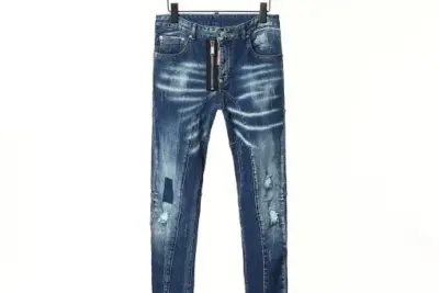 Dsquared2 Distressed Blue Denim Jeans