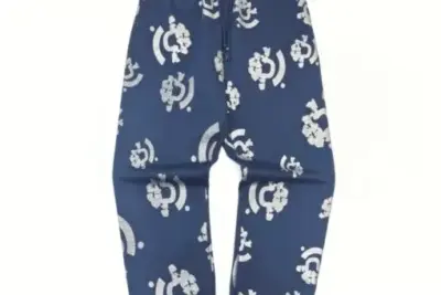Denim Tears The Cotton Wreath Sweatpant Blue