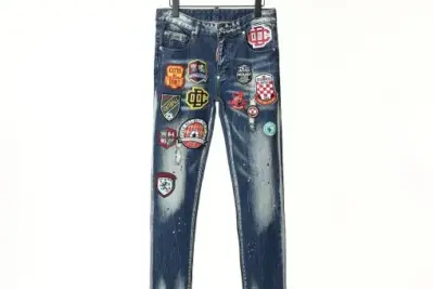 Dsquared2 Jeans Rippe Blue