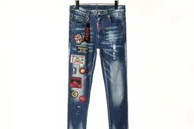 Dsquared2 Ripped Blue Jeans