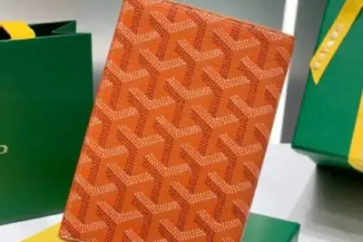 Goyard Saint Pierre Card Holder Wallet Orange