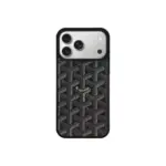 Goyard iPhone Case Black With Magsafe Design
