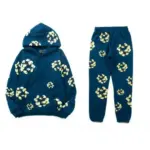 Denim Tears Flora Tracksuit Navy Blue