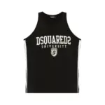 DSQUARED2 logo-print tank top black