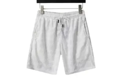 Amiri Towel Jacquard Casual Shorts White