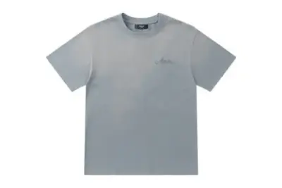 Amiri Washed Finish T Shirt Misty Blue