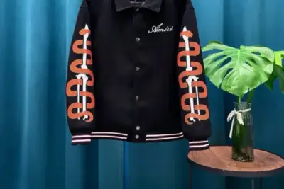 AMIRI Snake Bones Jacket Black