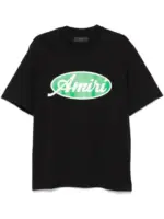 AMIRI Playera Oval negro/verde/blanco