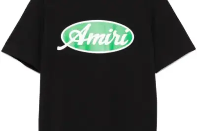 AMIRI Playera Oval negro/verde/blanco
