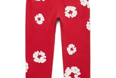 Denim Tears The Cotton Wreath Sweatpant Red