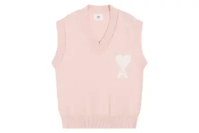 Ami Paris Pride Organic Cotton T-Shirt Pink