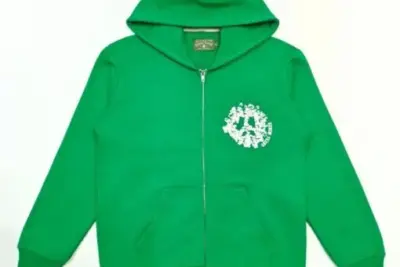 Denim Tears Zip Hoodie Green