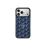 Goyard iPhone Case Blue With Magsafe Design