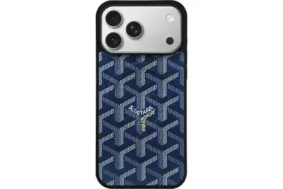Goyard iPhone Case Blue With Magsafe Design