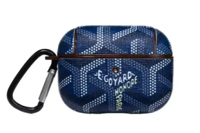 Goyard AirPod Case Blue