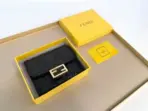 Fendi Compact Wallet Black