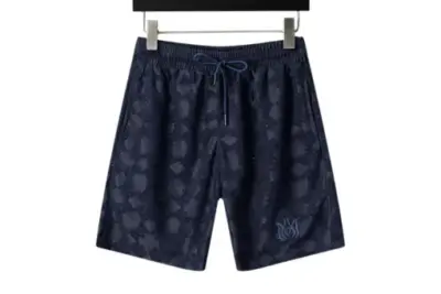 Amiri Towel Jacquard Casual Shorts Royal Blue