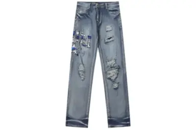 Amiri Denim Jeans Light Blue
