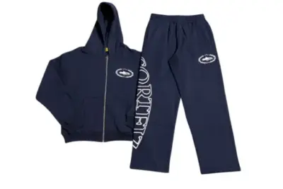 Corteiz Zipper Tracksuit Navy Blue
