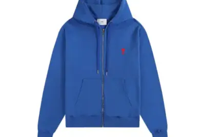 Ami Paris Hoodie Blue