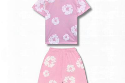 Denim Tears Short Set Pink