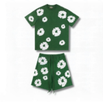 Denim Tears Short Set Green