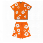 Denim Tears Short Set Orange