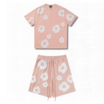 Denim Tears Short Set Pink