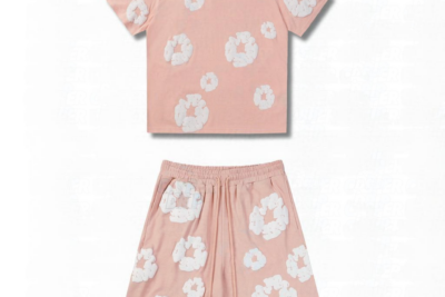 Denim Tears Short Set Pink