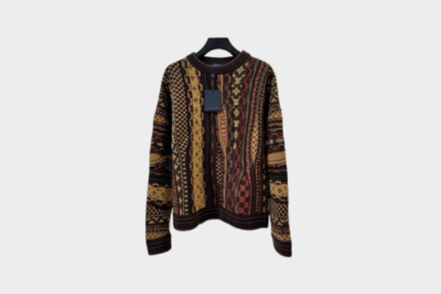 LV Long-Sleeved Crewneck Sweater Multicolor