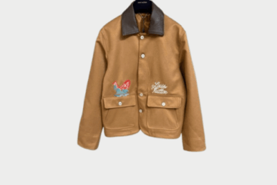 LV Embellished Workwear Jacket Brown