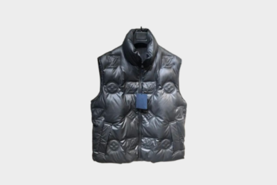 LV Monogram Boyhood Puffer Vest Black