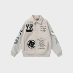 Louis Vuitton Baseball Varsity Jacket White