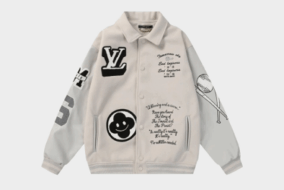 Louis Vuitton Baseball Varsity Jacket White