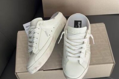 Golden Goose Ball Star Sabot Mule Sneakers White