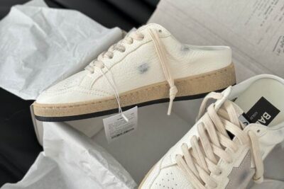 Golden Goose Ball Star Sabot Sneakers Leather White