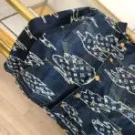 LV Denim Jacket Black - Image 2