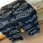 LV Pharrell Williams Monogram Denim Skate Pants Black - Image 2