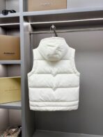 Prada Re-Nylon Puffer Vest White - Image 2