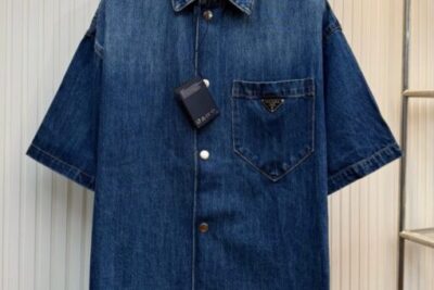 Prada Blue Denim Shirt