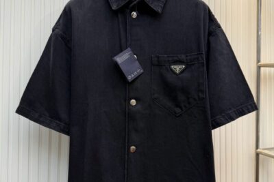 Prada Black Denim Shirt