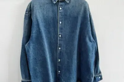 Prada Corduroy Shirt Jacket Denim Blue