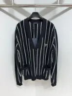 Prada Cardigan Black & White Striped