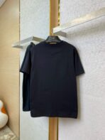 Prada – Logo Cotton T-shirt Black - Image 2