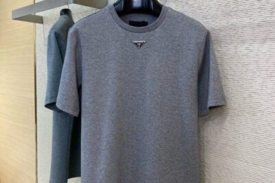 Prada Grey Cotton T-shirt