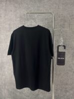 Prada logo-patch short-sleeve T-shirt black - Image 2