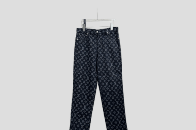 LV Monogram Wash Denim Pants