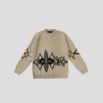 LV Graphic Knitted Crewneck In Responsibly Sourced Wool