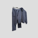 LV Monogram Embossed Track Top And Matching Pants In The Night Sky Color